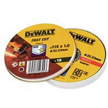 DeWalt Rezalni disk Dewalt Fast Cut dt3506-qz 10 enot 115 x 1 x 22,23 mm