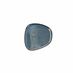 NEW Farfurie Întinsă Bidasoa Ikonic Keramika Modra (14 x 13,6 x 0,8 cm) (Pack 12x)