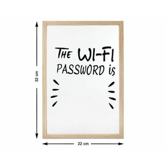 NEW Bela deska The WIFI Password