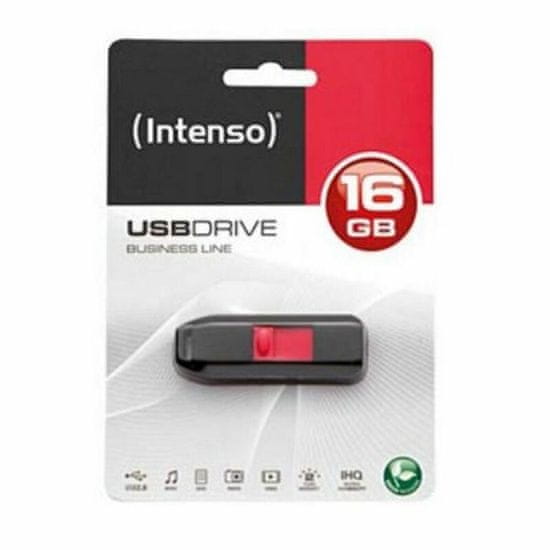 NEW Ključ USB INTENSO Business Line 16 GB Črna 16 GB Ključ USB