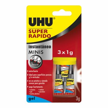 UHU Instantno lepilo UHU 36527 Minis 3 enote (1 g)
