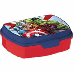 NEW Plastična posoda za sendvič The Avengers Infinity Modra Plastika Rdeča (17 x 5.6 x 13.3 cm)