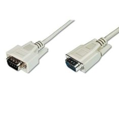 Assmann Kabel VGA Assmann AK-310100-030-E beli 3 m bež