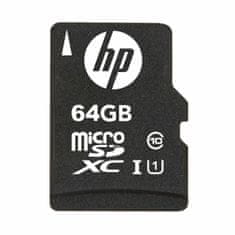 NEW Spominska Kartica Micro SD z Adapterjem HP SDU64GBXC10HP-EF 64GB