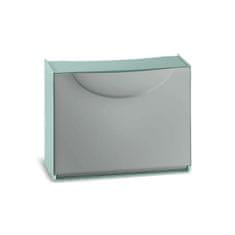 BigBuy Stojalo za čevlje Terry Harmony Box iz polipropilena Siva (51 x 19 x 39 cm)