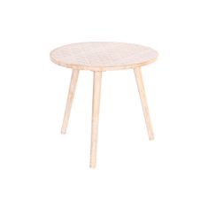 DKD Home Decor Stranska mizica DKD Home Decor Rjava Mango les (50,5 x 50,5 x 47,5 cm)