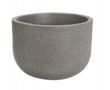 shumee Dekorativni rjav terakotni cvetlični lonec 28x38x38 cm