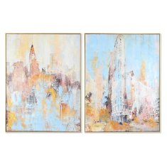 DKD Home Decor Slika DKD Home Decor 60 x 3,5 x 80 cm Mesto 60 x 3 x 80 cm Loft (2 enoti)