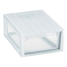 BigBuy Komoda Terry Light Predal M Večnamenska uporaba Transparent (29,6 x 39 x 16 cm)