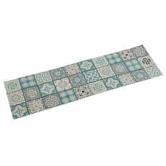 NEW Namizni tekač Versa Mozaik Turkizno Poliester (44,5 x 0,5 x 154 cm)