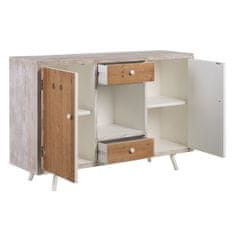 BigBuy Bivak COUNTRY Naravna bela jelka 120 x 35 x 80 cm MDF Les