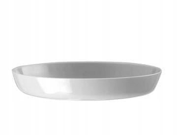 Galicja Siv plastični cvetlični lonček Cristal, krožnik 11 cm