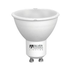 BigBuy Dihroična LED žarnica Silver Electronics ECO GU10 7W 3000K (topla svetloba)