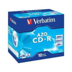 NEW CD-R Verbatim Crystal 10 kosov 700 MB 52x