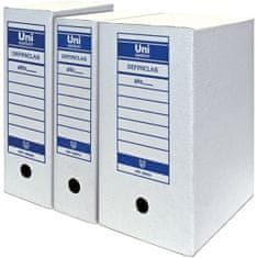 NEW Škatla za dokumente Unipapel Unisystem Definiclas Bela Din A4