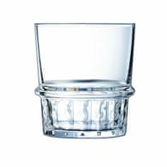 NEW Kozarec Arcoroc New York Prozorno Steklo (6 kosov) (38 cl)