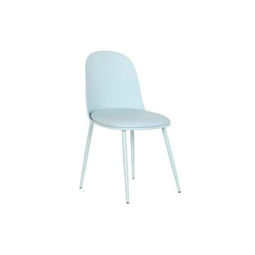 DKD Home Decor Jedilni stol DKD Home Decor Blue 45 x 46 x 83 cm