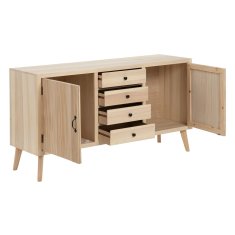 BigBuy Bivak MARIE Naravni les 140 x 40 x 76 cm DMF