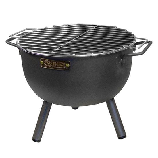 BigBuy Barbeque Imex el Zorro Namizni prt Grill Charcoal Black Ø 30 x 28 cm