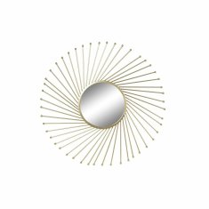 DKD Home Decor Stensko ogledalo DKD Home Decor Golden Metal Crystal 84 x 2,5 x 84 cm