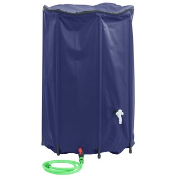 shumee Rezervoar za vodo s pipo zložljiv 1000 L PVC