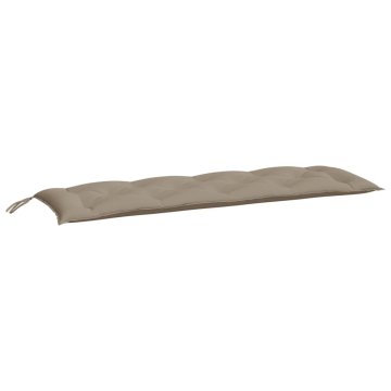Vidaxl Blazina za vrtno klop taupe 150x50x7 cm oxford tkanina