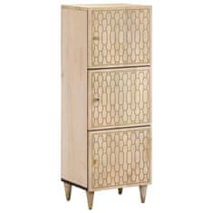 shumee Visoka omarica 40x33x110 cm trden mangov les