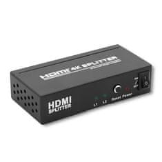 Qoltec razdelilnik hdmi 1x2 v.1.3b