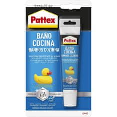 Pattex Tesnilna masa Pattex Silikon za kuhinjske kopeli bela 50 ml