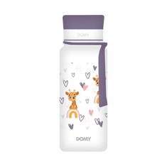 Domy Steklenička KIDS, BPA free, 0,4l, žirafice