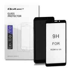 Qoltec qoltec premium kaljeno steklo za zaščito zaslona za huawei y6 2018 | black | 5d