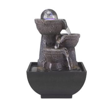 Northix Vodna fontana Zen z dvojnim slapom