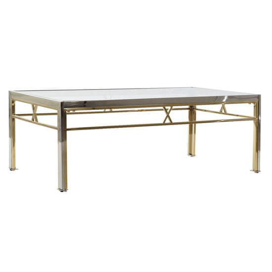 DKD Home Decor Stranska mizica DKD Home Decor Crystal Steel Silver (110 x 60 x 40 cm)