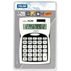 NEW Kalkulator Milan Bela Črna 15,2 x 10 x 3,7 cm
