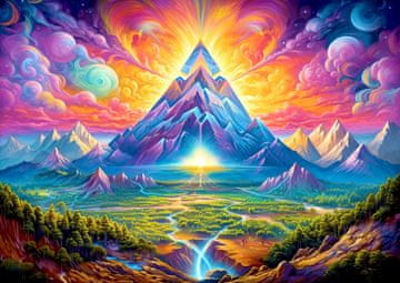 ENJOY Puzzle Pyramids in the woods 1000 kosov