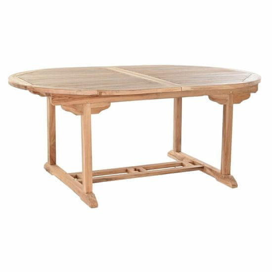 DKD Home Decor Jedilna miza DKD Home Decor rjava raztegljiva teak (180 x 120 x 75 cm)