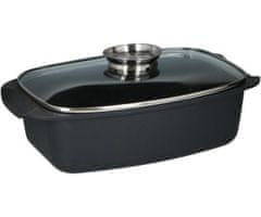 Alpina posoda in pekač, 5,5 l, črn