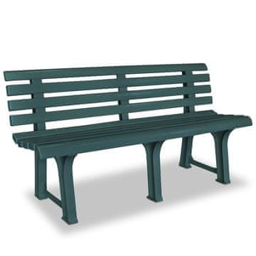 Vidaxl Vrtna klop 145,5 cm plastika
