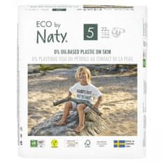 ECO by Naty 3x Plenice za enkratno uporabo 5 (11-25 kg) 22 kosov