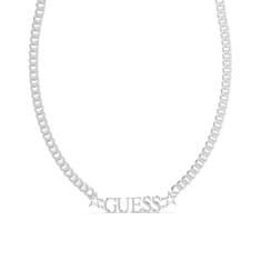 Guess Elegantna jeklena ogrlica Zvezda je rojena UBN70063