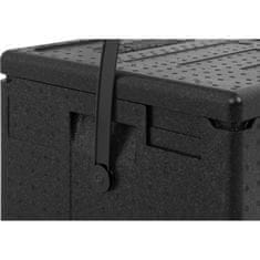 NEW CAMBRO EPP termobox posoda za prevoz pic 8 škatel 33x33x4cm trak črna