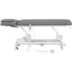 NEW Kozmetična masažna miza postelja električna 1 motor 200 kg LILLE - siva