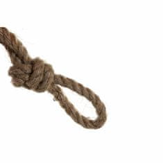 DKD Home Decor Svečnik DKD Home Decor Brown Black Metal Crystal Rope (22 x 22 x 43 cm)
