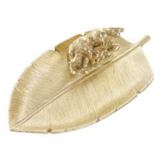 DKD Home Decor Osrednji del DKD Home Decor Zlata smola 27,7 x 13,4 x 6,5 cm