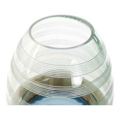 DKD Home Decor Vaza DKD Home Decor Blue Mint Wood Crystal Modern (21 x 21 x 43 cm)
