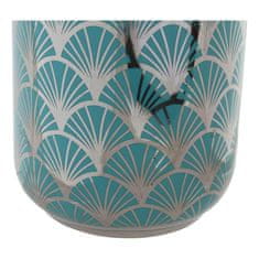 DKD Home Decor Vaza DKD Home Decor Porcelan Turkizna Oriental (15 x 15 x 41,5 cm)