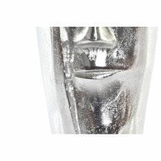 DKD Home Decor Vaza DKD Home Decor 15 x 13 x 31 cm Srebrni obraz Aluminij Moderno