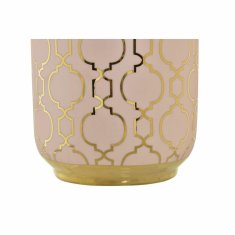 DKD Home Decor Vaza DKD Home Decor Porcelan Roza Zlata Orientalska (15 x 15 x 41,5 cm)