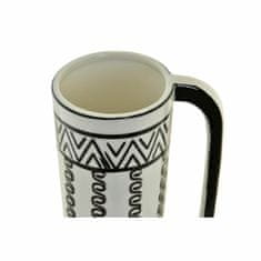 DKD Home Decor Vaza DKD Home Decor 15 x 15 x 28 cm Porcelan Črna Bela Kolonialna