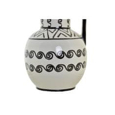 DKD Home Decor Vaza DKD Home Decor 15 x 15 x 28 cm Porcelan Črna Bela Kolonialna
